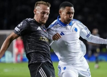 Con el peruano Marcos López, Copenhague perdió 2-0 ante el Qarabag por la Champions