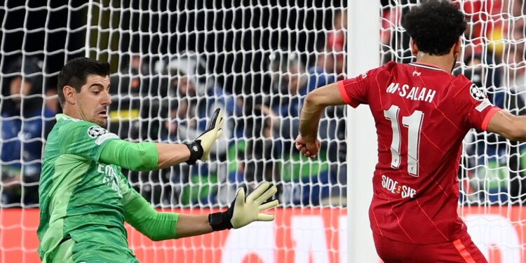 Courtois ante Salah