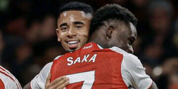 Gabriel Jesús no anotaba desde el 1 de enero | Foto: Arsenal FC