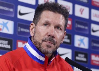 Simeone en rueda de prensa