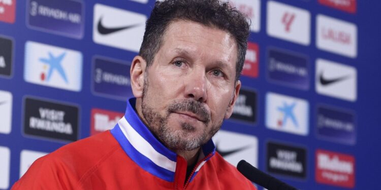 Simeone en rueda de prensa