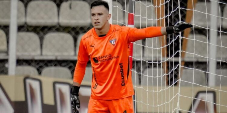 Arquero titular de Liga de Quito, Gonzalo Valle