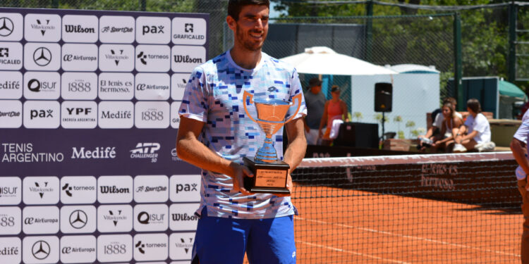 El italoargentino Franco Agamenone conquistó el primer Challenger del año en Argentina tras una final intensa ante Andrea Collarini