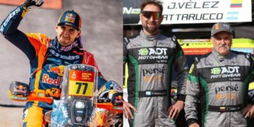 Javier Velez y Luciano Benavides destacan en Dakar 2026