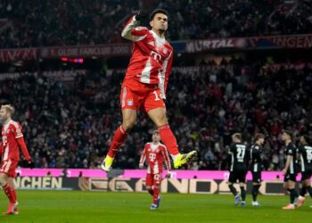 Luis Diaz anotó gol en la victoria del Bayern Munich contra el Wolfsburgo 8-1