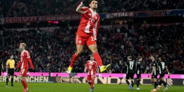 Luis Diaz anotó gol en la victoria del Bayern Munich contra el Wolfsburgo 8-1