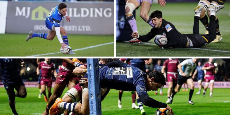 Los Pumas aportan su try en la fecha 9 de la Premiership