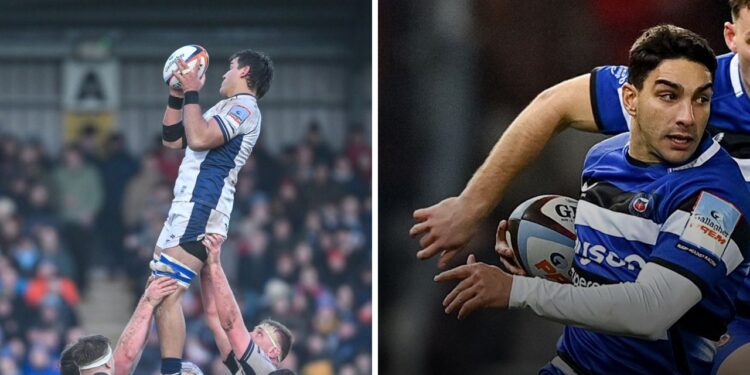 Santiago Carreras lidera el ataque del Bath en su visita a Gloucester, mientras que Santiago Grondona gana la plelota en las alturas por la Premiership