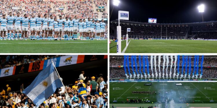 Los Pumas serán locales en 2026 frente a Inglaterra, Escocia, Gales, Sudáfrica y Australia