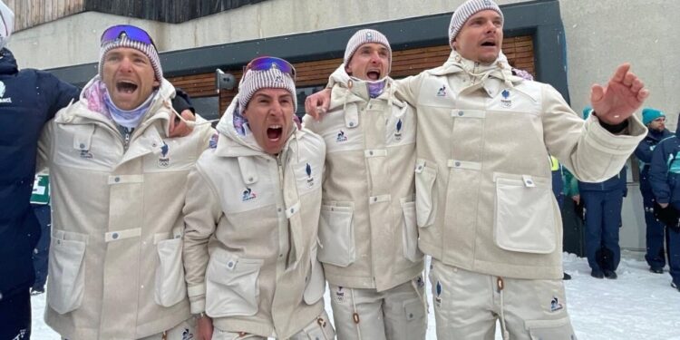 Cuando Eric Perrot confirmó la superioridad francesa en el relevo masculino en biatlón