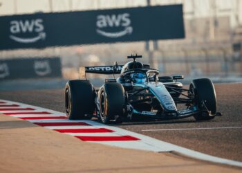 El W17 de Mercedes en la pista de Baréin / Foto: Mercedes-AMG PETRONAS F1 Team