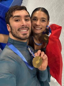 La pareja francesa en patinaje artístico ganó el oro