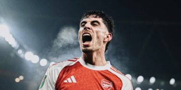 Havertz volvió a marcar ante su antiguo club | Foto: Arsenal FC