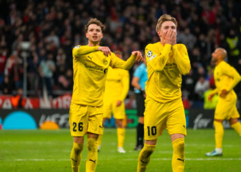 Jugadores del Bodø/Glimt celebran su pase de ronda en Champions. | Foto: Bodø/Glimt