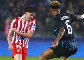 Julián Álvarez vs Club Brujas / Foto: Atlético de Madrid