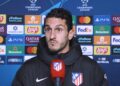 Koke en la rueda de prensa del Atlético de Madrid / Foto: Atlético de Madrid