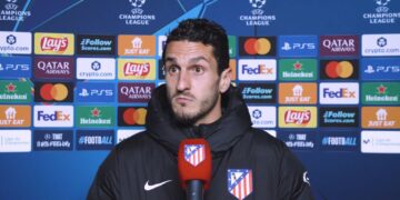 Koke en la rueda de prensa del Atlético de Madrid / Foto: Atlético de Madrid
