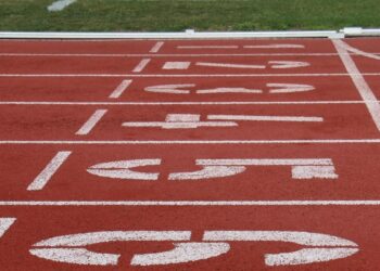 Retrato de Allyson Felix leyenda estadounidense del atletismo