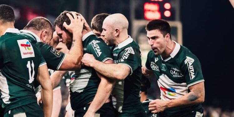 Julián Montoya y su llegada al try en el Top 14 francés