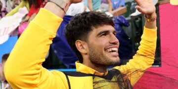 Alcaraz vs Norrie Indian Wells