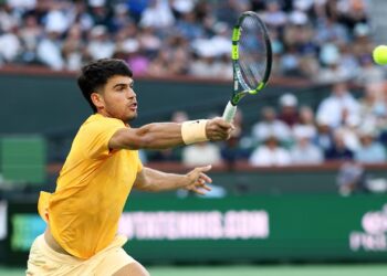 Alcaraz vs Rinderknech en Indian Wells