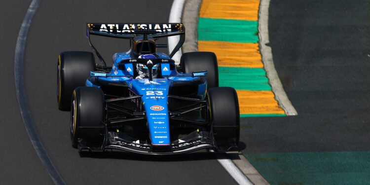 Alex Albon durante los FP1 de Australia 2026 / Foto: Fórmula 1