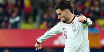 Álex Baena jugando con la Selección Española / Fuente: Atlético de Madrid
