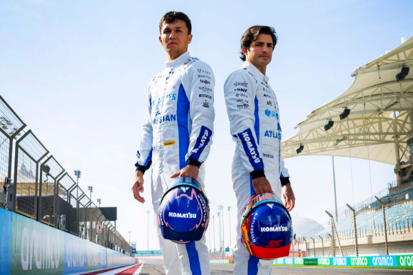 Carlos Sainz y Alex Albon con Wiliams / Foto: Atlassian Williams F1 Team