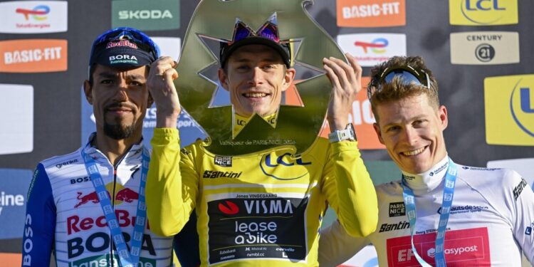 El danés Jonas Vingegaard se impuso en la carrera de ParÃs-Niza