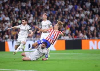 El posible penalti de Carvajal sobre Marcos Llorente / Atlético de Madrid