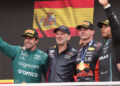 Fernando Alonso en el podio de Canadá 2023 / Fernando Alonso