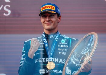 George Russell ganando en Australia 2026 / Foto: Fórmula 1