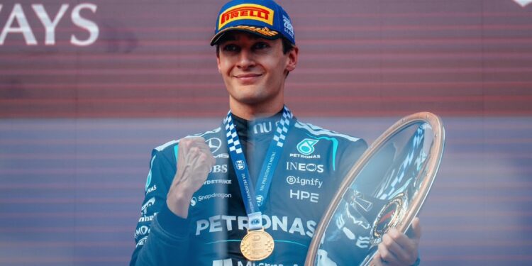 George Russell ganando en Australia 2026 / Foto: Fórmula 1