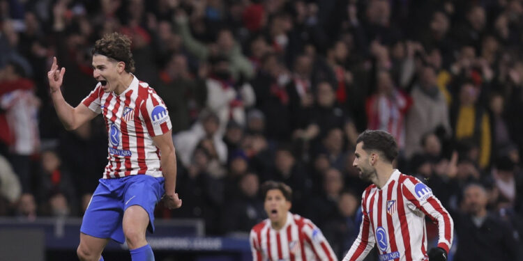 Julián Álvarez celebrando un gol con el Atlético de Madrid / Foto: Atlético de Madrid