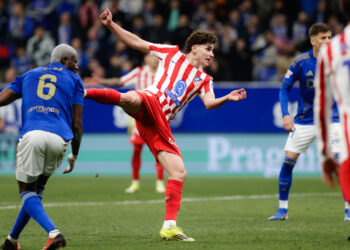 Julián Álvarez frente al Real Oviedo / Foto: Atlético de Madrid