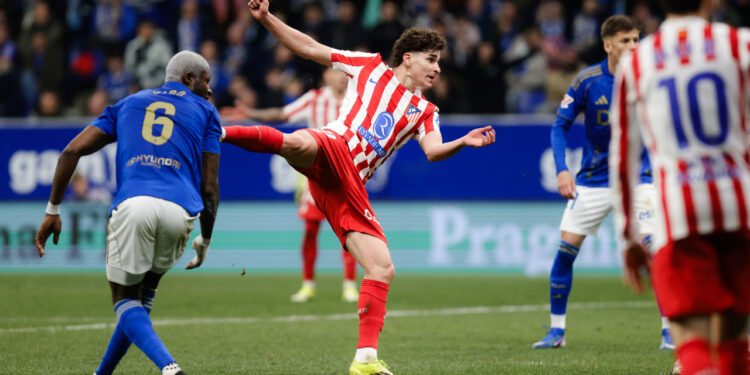 Julián Álvarez frente al Real Oviedo / Foto: Atlético de Madrid