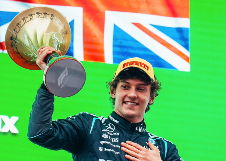 Kimi Antonelli ganando en el GP de China / Mercedes-AMG PETRONAS F1 Team