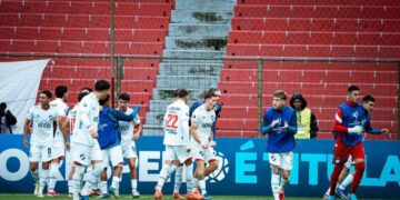 Nacional de Uruguay festeja el triunfo ante Liga de Quito