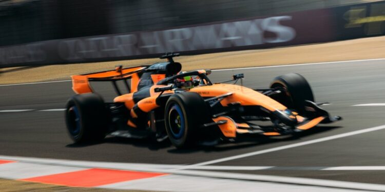 McLaren durante la qualy al sprint en China / Foto: Fórmula 1