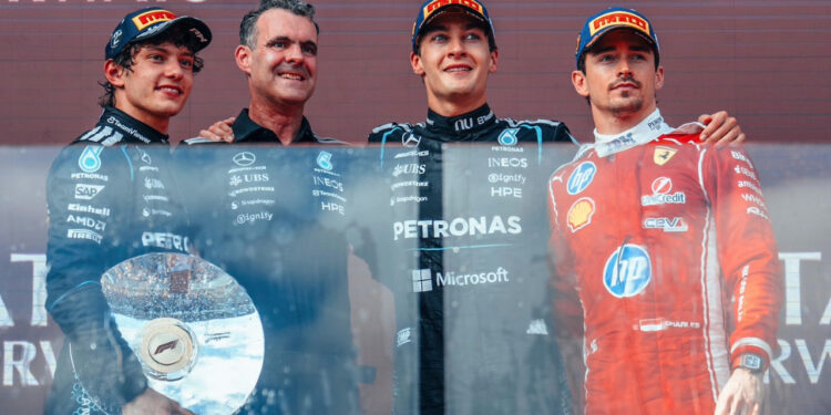 Primer podio de la temporada F1 2026 / Foto: Fórmula 1