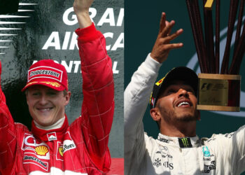 Schumacher y Hamilton / Fórmula 1
