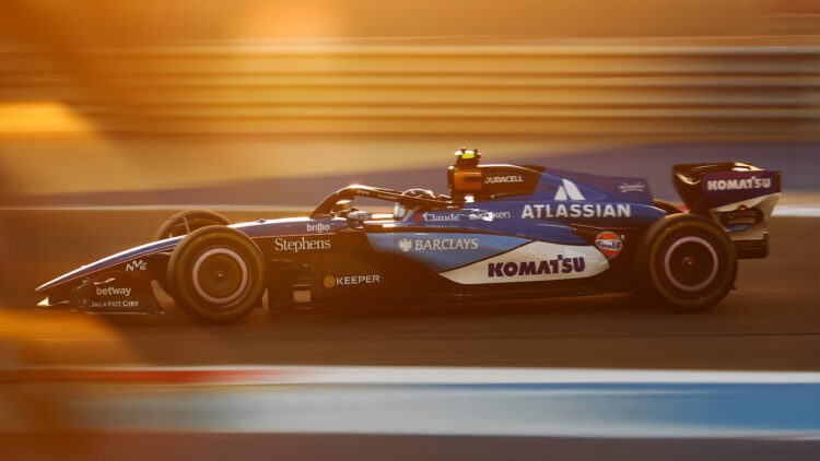 Williams durante los test de pretemporada de Baréin / Foto: Atlassian Williams F1 Team