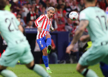 Antoine Griezmann vs Athletic Club en la jornada liguera / Fuente: Atlético de Madrid
