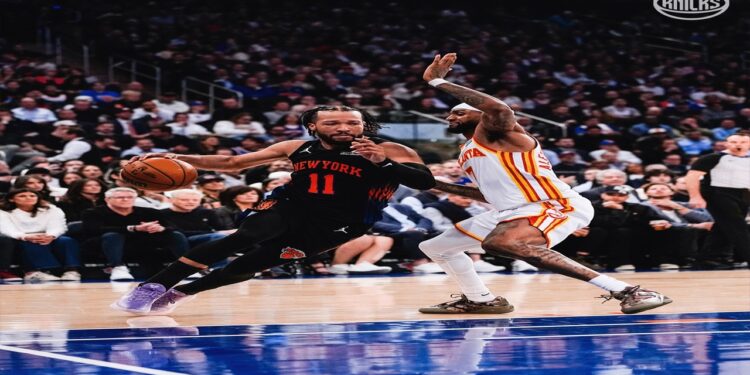 Brunson atacando a canasto