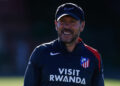 Diego Pablo Simeone entrenando al Atlético de Madrid / Fuente: Atlético de Madrid