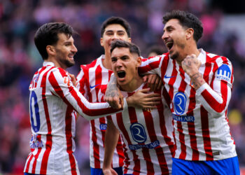 El Atlético de Madrid celebrando un gol / Fuente: Atlético de Madrid