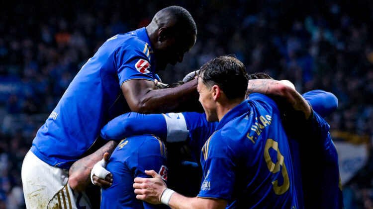 El Real Oviedo celebrando un gol en LaLiga / Fuente: Real Oviedo