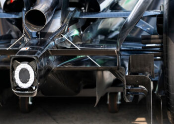 La parte trasera del Cadillac F1 2026 / Fuente: FIA