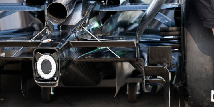 La parte trasera del Cadillac F1 2026 / Fuente: FIA