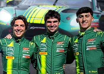 Lance Stroll, Mari Boya y Roberto Merhi preparados para el GT World Challenge de Europa / Fuente: GT World Challenge Europe Powered by AWS